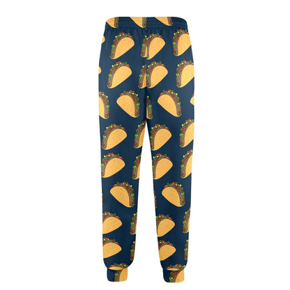 Taco Pattern Print Design TC04 Men's Casual Track Pants