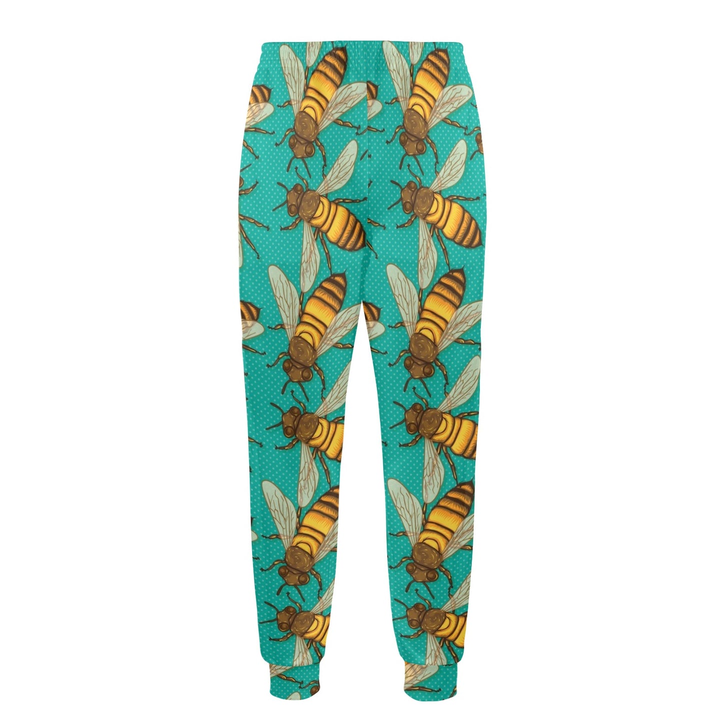 Bee Pattern Print Design BEE04 Men's Casual Track Pants