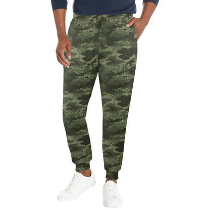 Army Camouflage Pattern Print Design 02 Men's Casual Track Pants