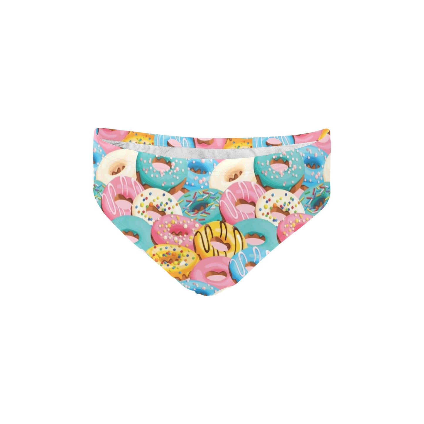Donut Pattern Print Design DN01 Men's Swimming Briefs