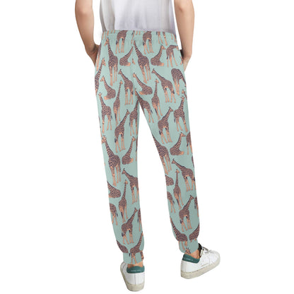 giraffe Design Print Pattern JJ0267 Women's Casual Track Pants