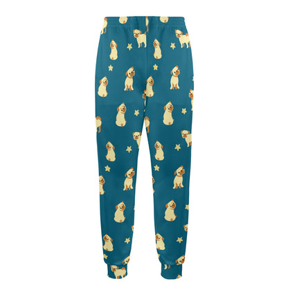 Pug Pattern Print Design A06 Men's Casual Track Pants