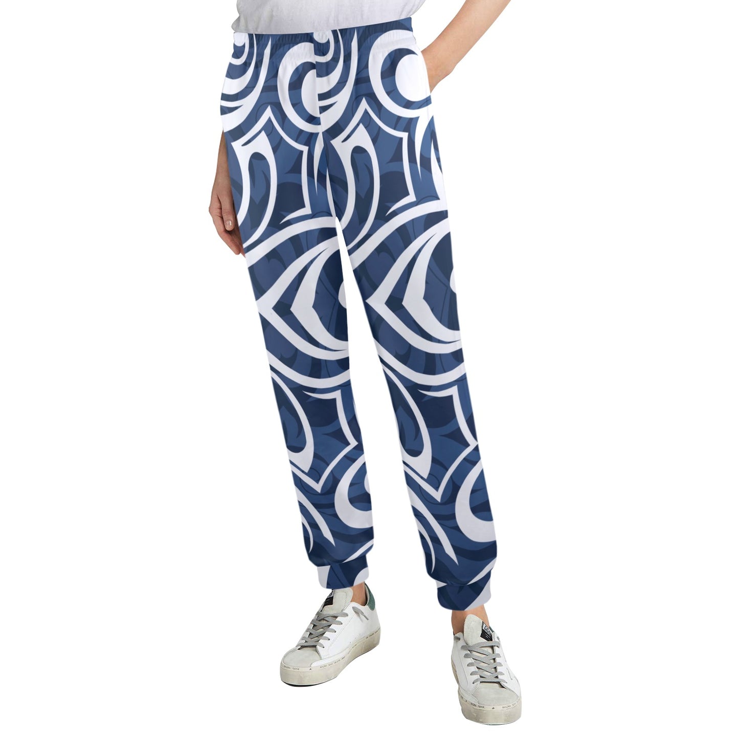 Maori Pattern Print Design 01 Women's Casual Track Pants