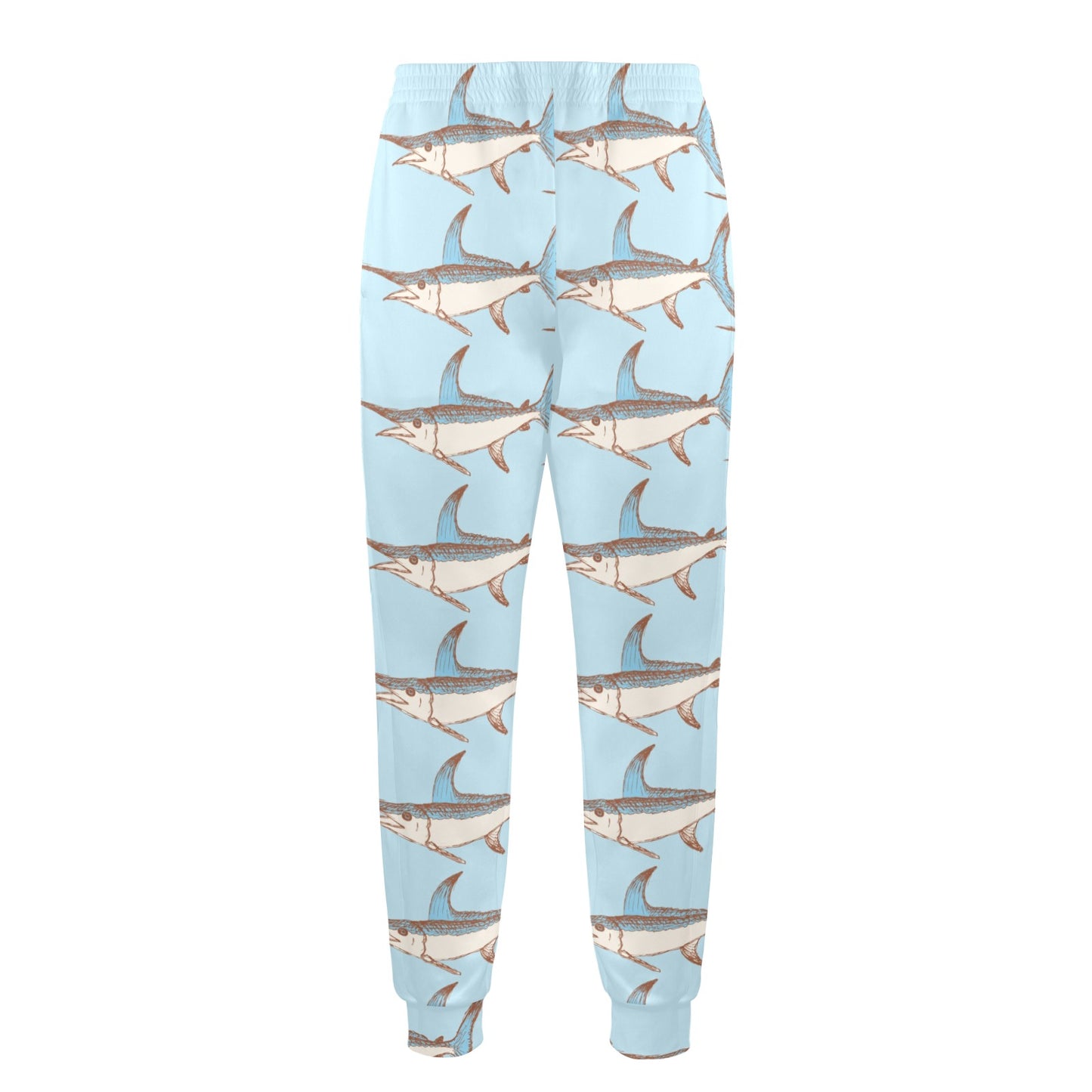 Swordfish Pattern Print Design 01 Men's Casual Track Pants