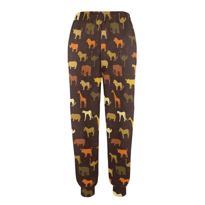 Safari Animal Print Design LKS301 Women's Casual Track Pants