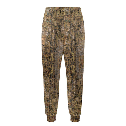 Camouflage Realtree Pattern Print Design 01 Men's Casual Track Pants
