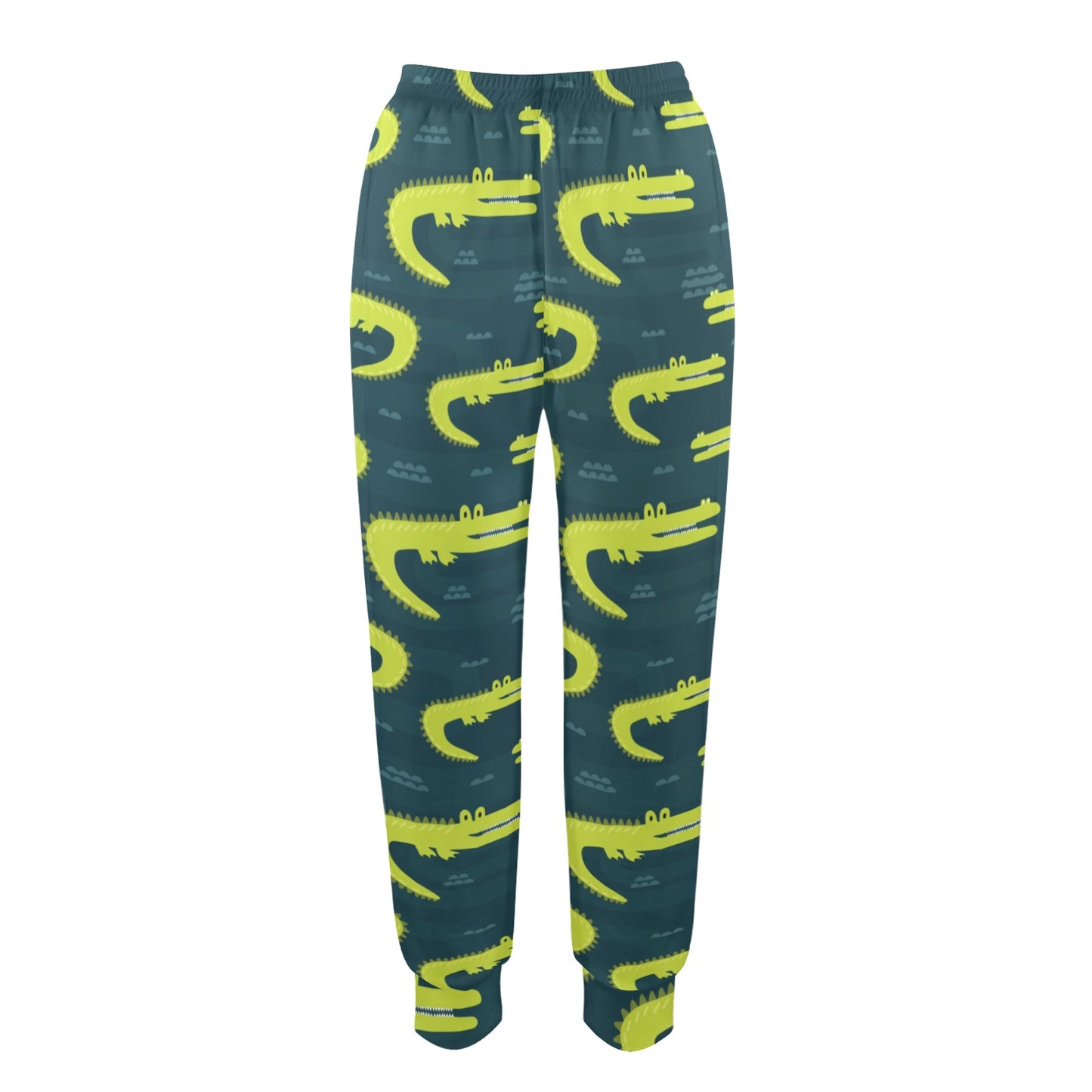 Alligator Pattern Print Design 03 Women's Casual Track Pants