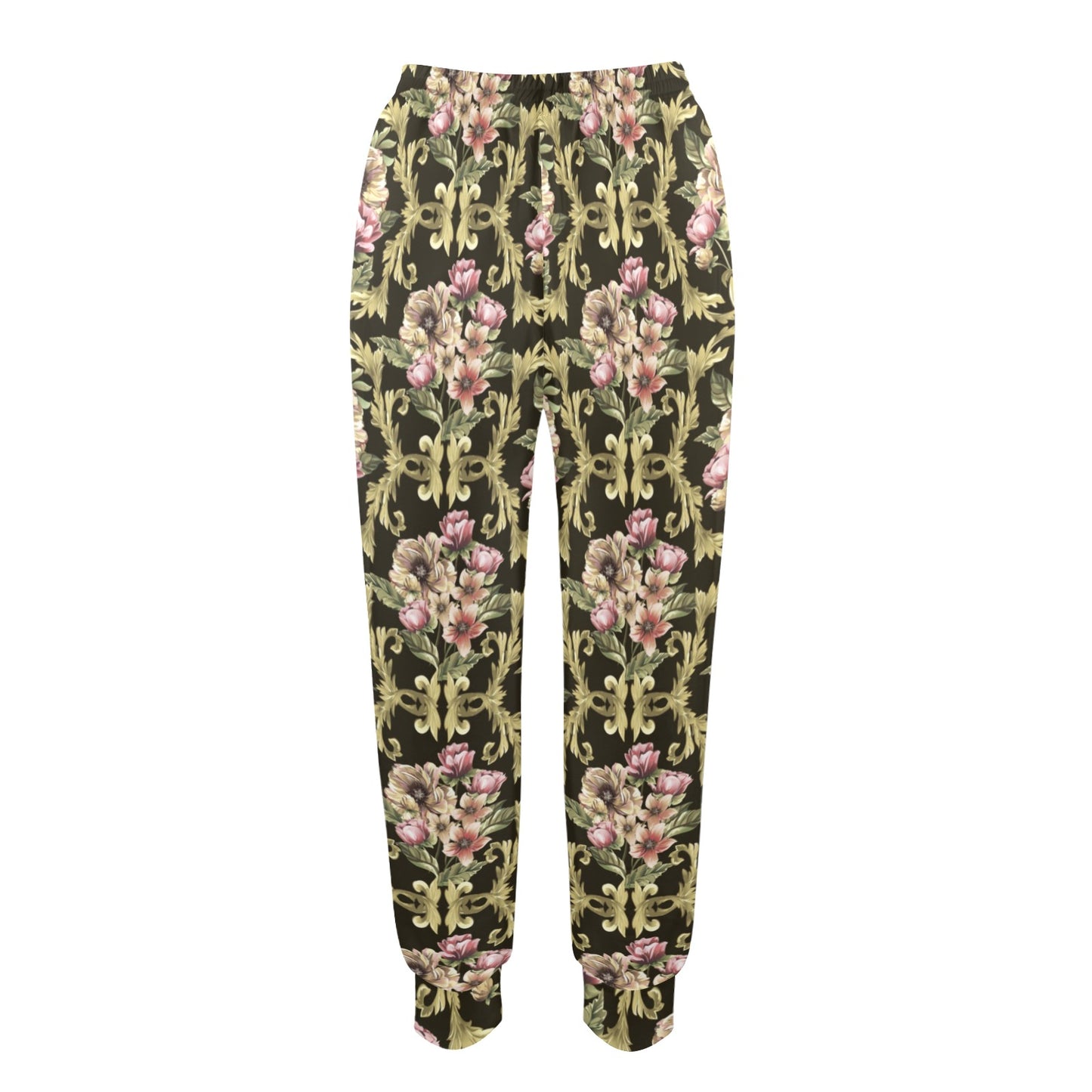 Baroque Pattern Print Design 02 Women's Casual Track Pants