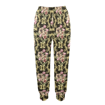 Baroque Pattern Print Design 02 Women's Casual Track Pants