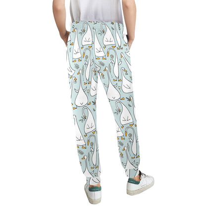 Goose Pattern Print Design 03 Women's Casual Track Pants