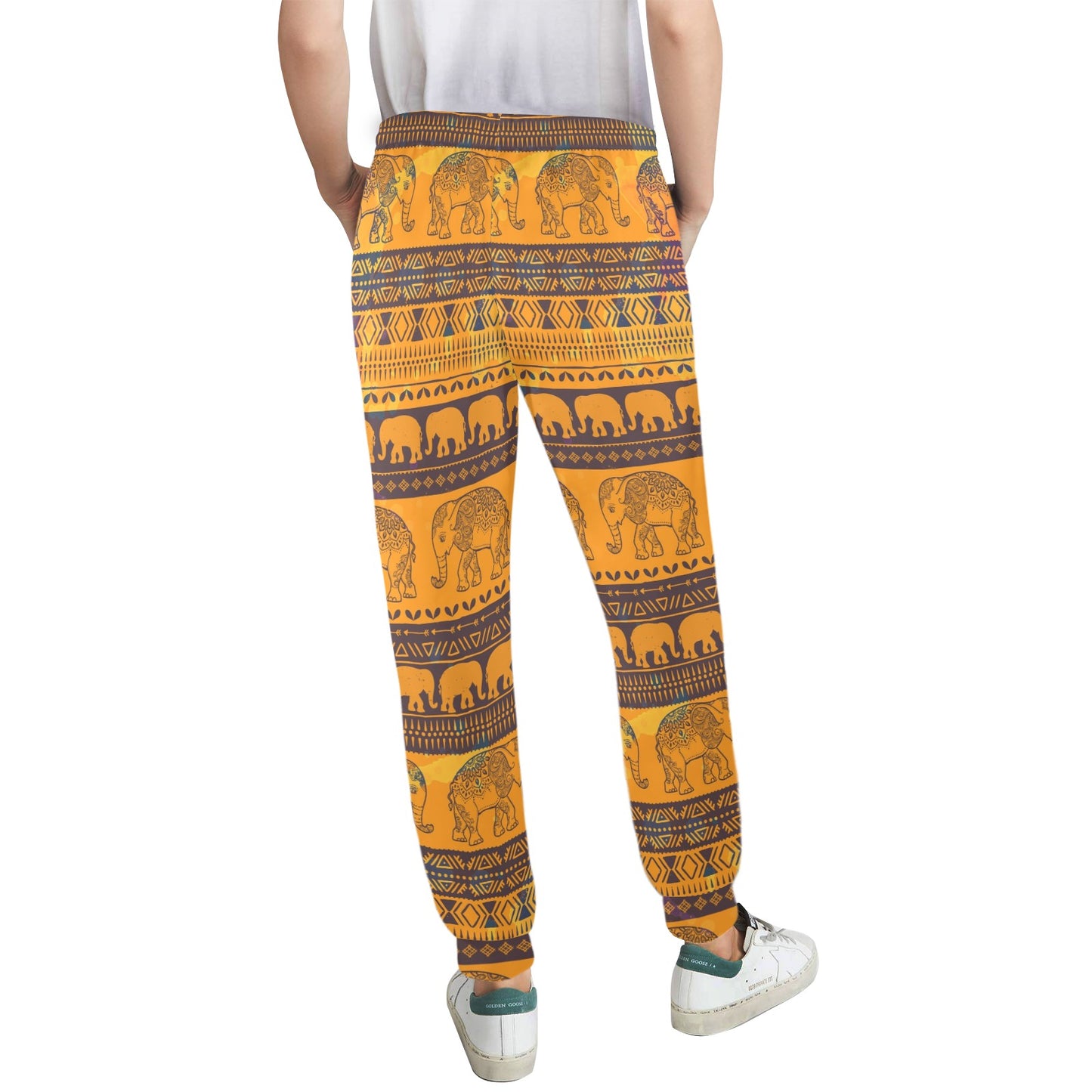 Elephant Aztec Women's Casual Track Pants