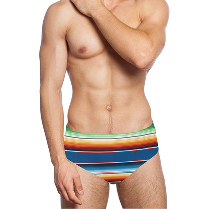 Serape Print Design LKS303 Men's Swimming Briefs