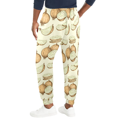 Onion Pattern Print Design A02 Men's Casual Track Pants