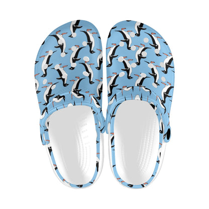 Penguin Dance Pattern Unisex Clogs Shoes
