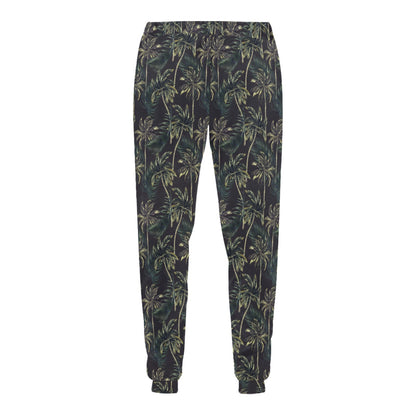 Palm Tree Background Design Print Men's Sweatpants