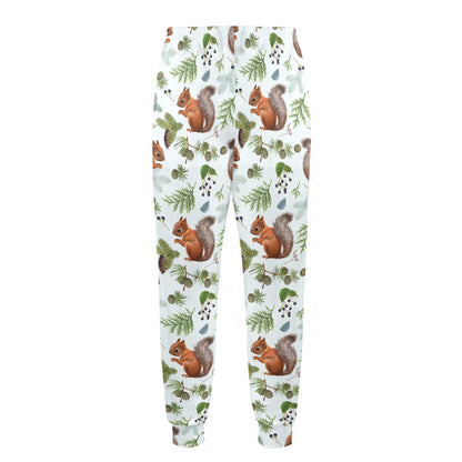 Squirrel Print Design LKS308 Men's Casual Track Pants
