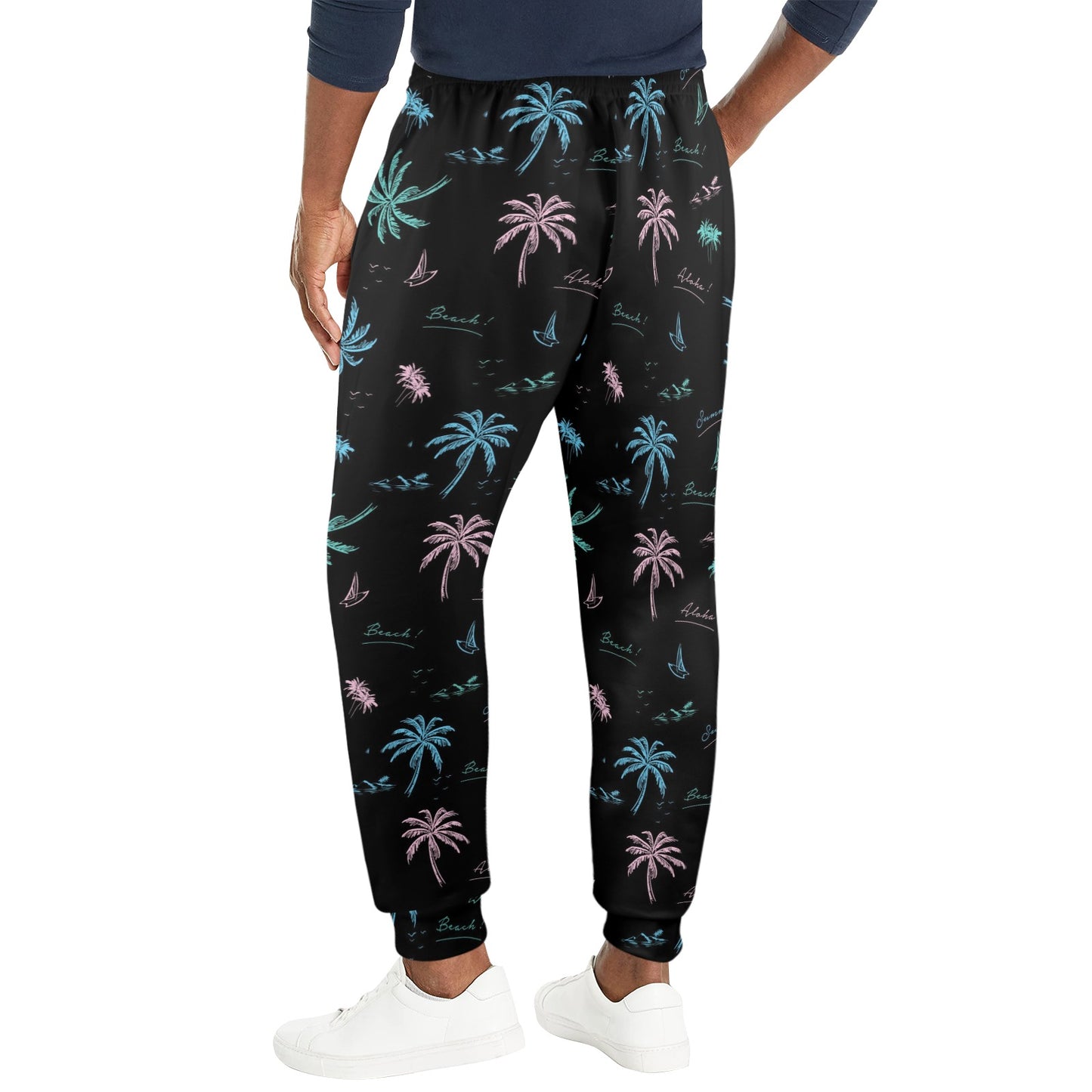 Aloha Hawaii Pattern Print Design 03 Men's Casual Track Pants