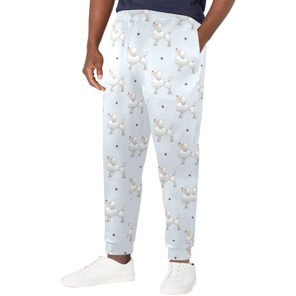 Poodle Pattern Print Design A05 Men's Casual Track Pants