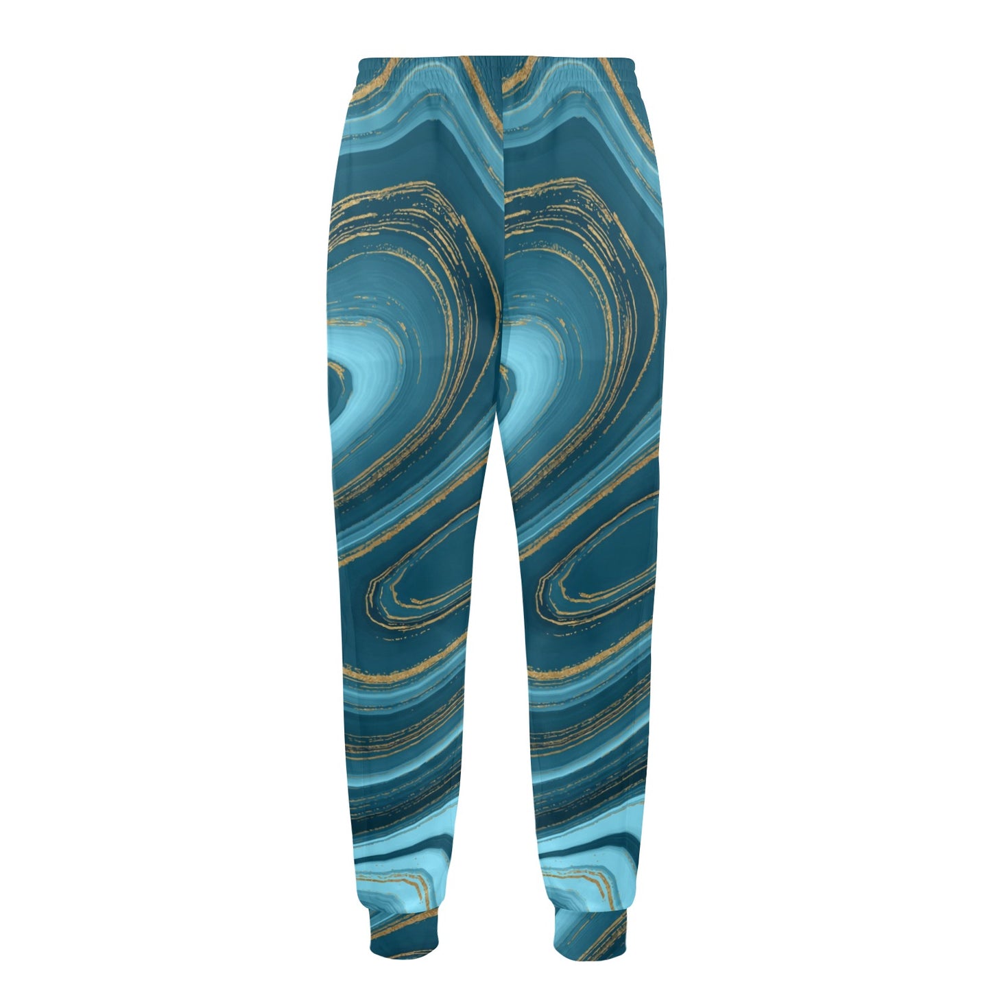 Liquid Pattern Print Design 04 Men's Casual Track Pants