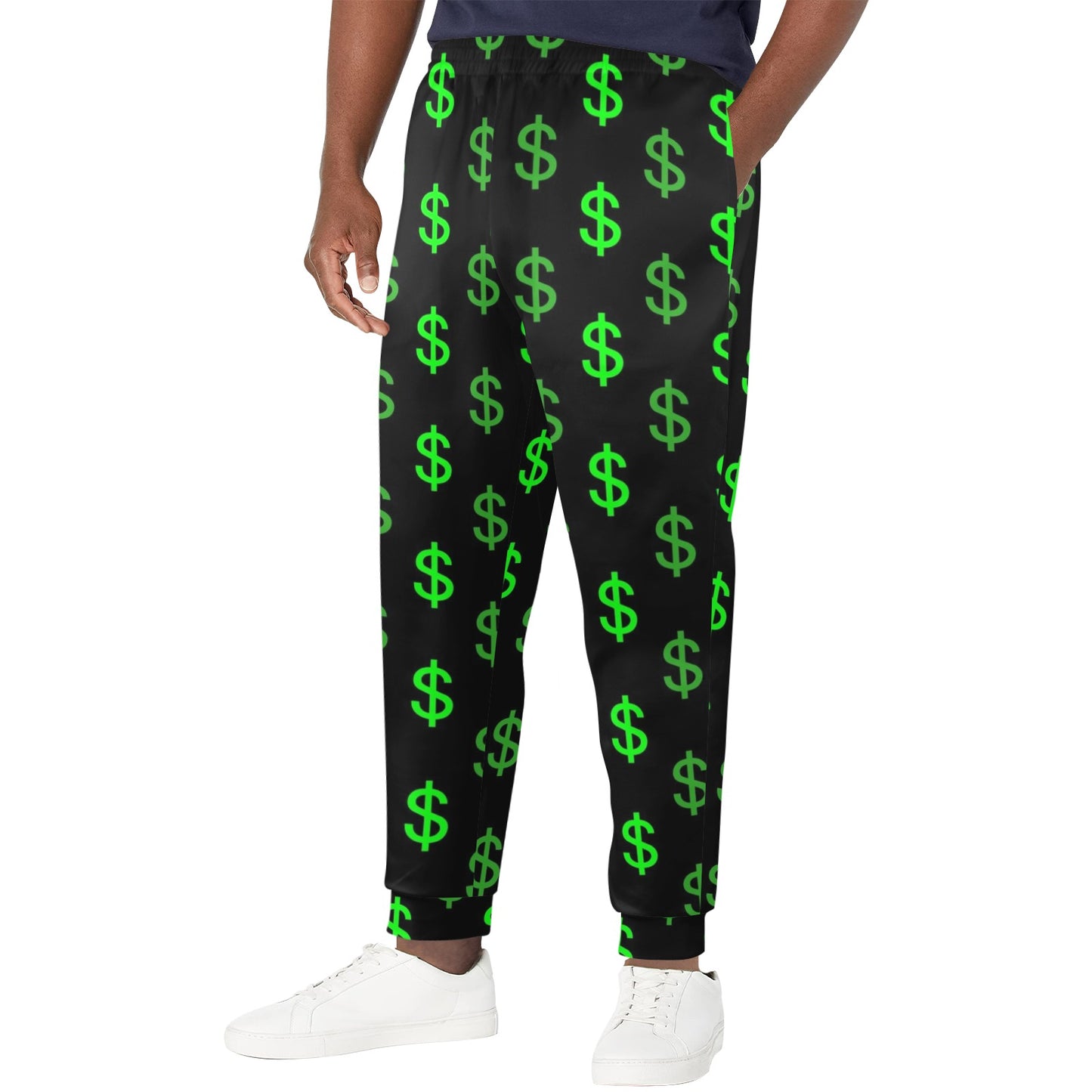 Dollar symbol Design Print Pattern JJ0121 Men's Casual Track Pants