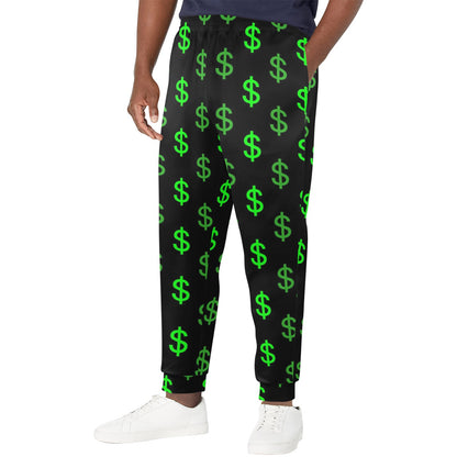 Dollar symbol Design Print Pattern JJ0121 Men's Casual Track Pants