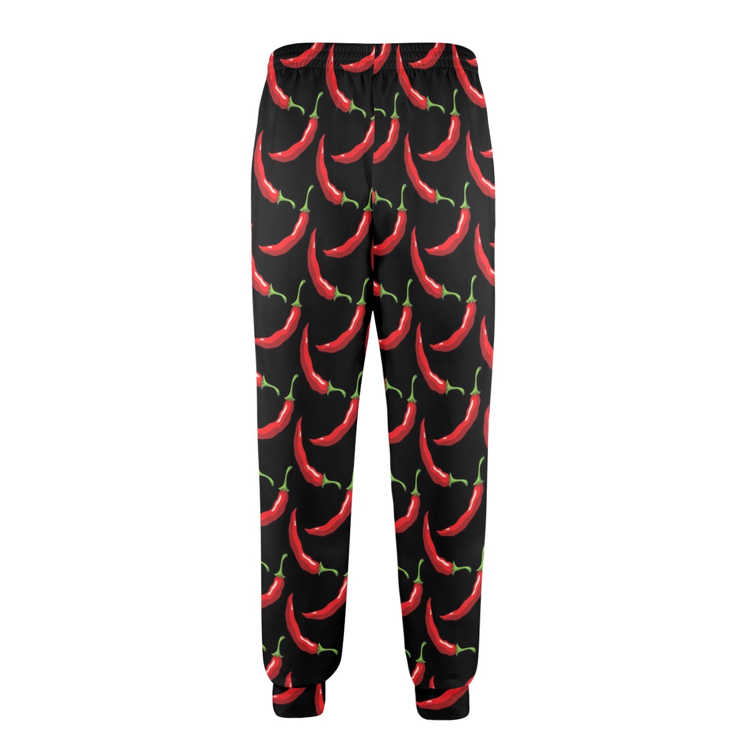Chilli Pepper Pattern Print Design 01 Men's Casual Track Pants