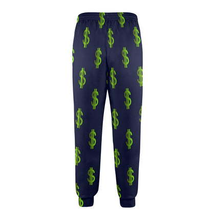 Dollar symbol Design Print Pattern JJ0122 Men's Casual Track Pants