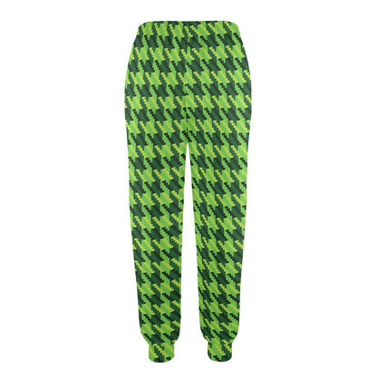 St Patricks Day Houndstooth Pattern Print LKS301 Women's Casual Track Pants