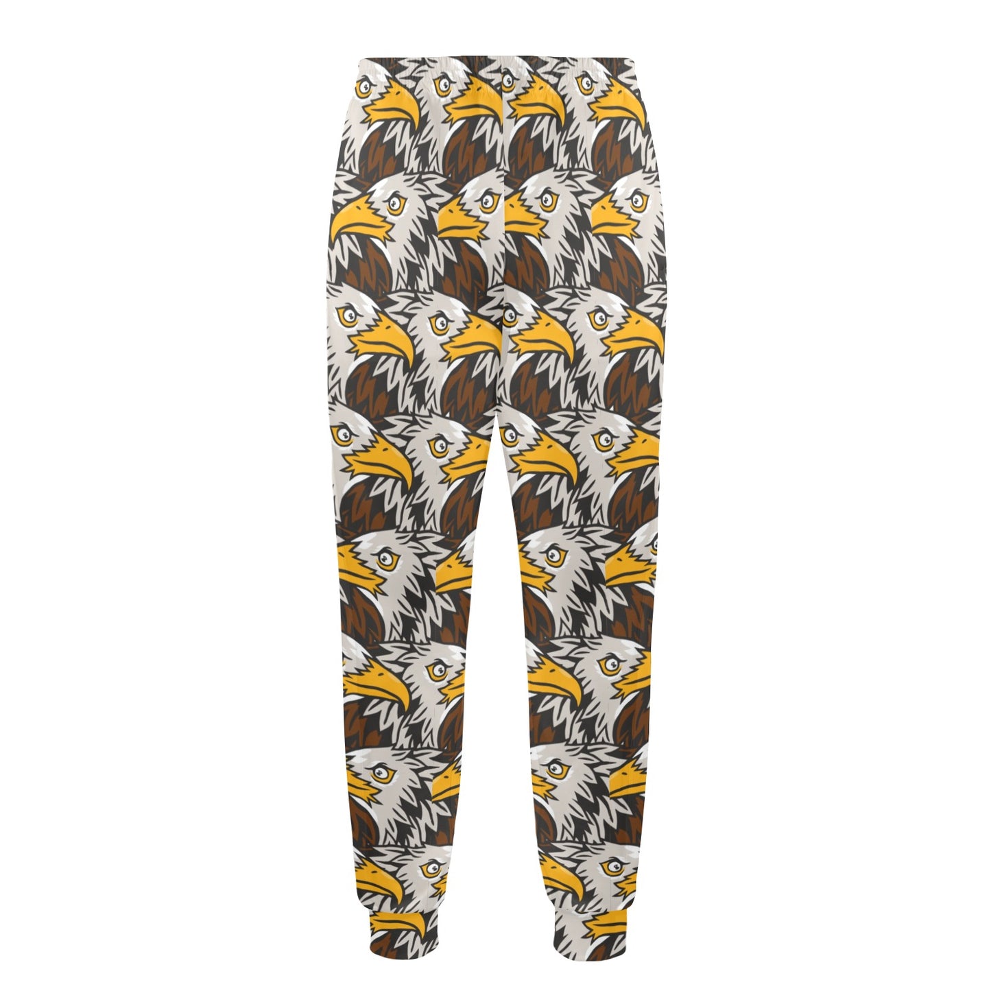 Eagles Head Pattern Men's Casual Track Pants