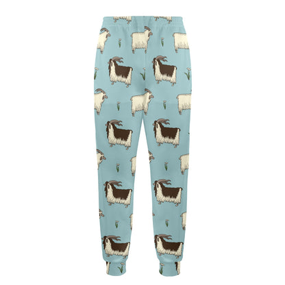 Goat Pattern Print Design 02 Men's Casual Track Pants