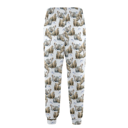 Walrus Print Design LKS401 Men's Casual Track Pants