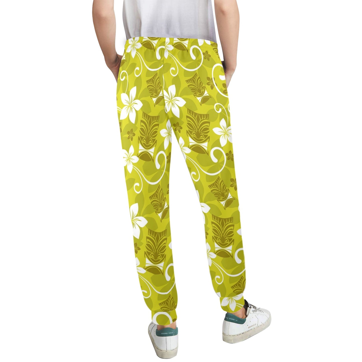 Hawaiian Themed Pattern Print Design H019 Women's Casual Track Pants