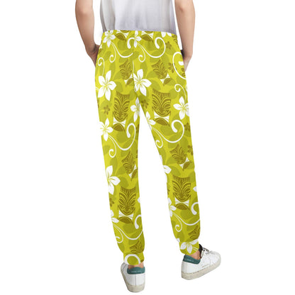 Hawaiian Themed Pattern Print Design H019 Women's Casual Track Pants