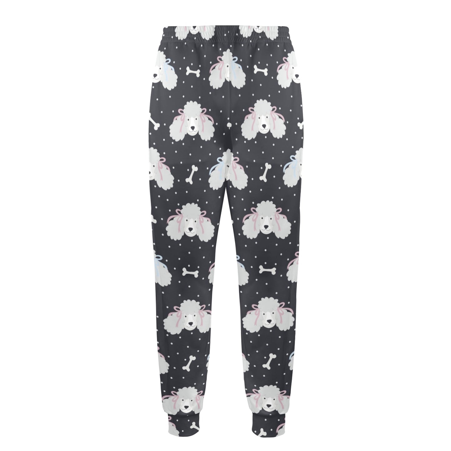 Poodle Pattern Print Design A03 Men's Casual Track Pants