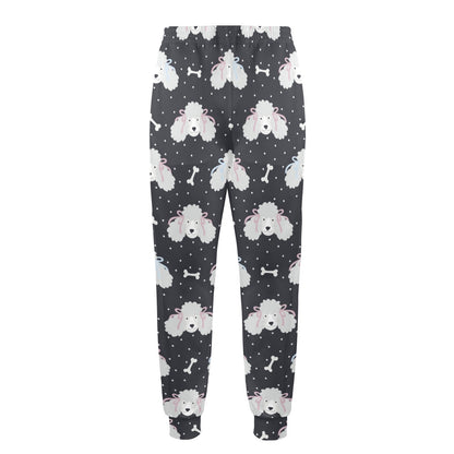 Poodle Pattern Print Design A03 Men's Casual Track Pants