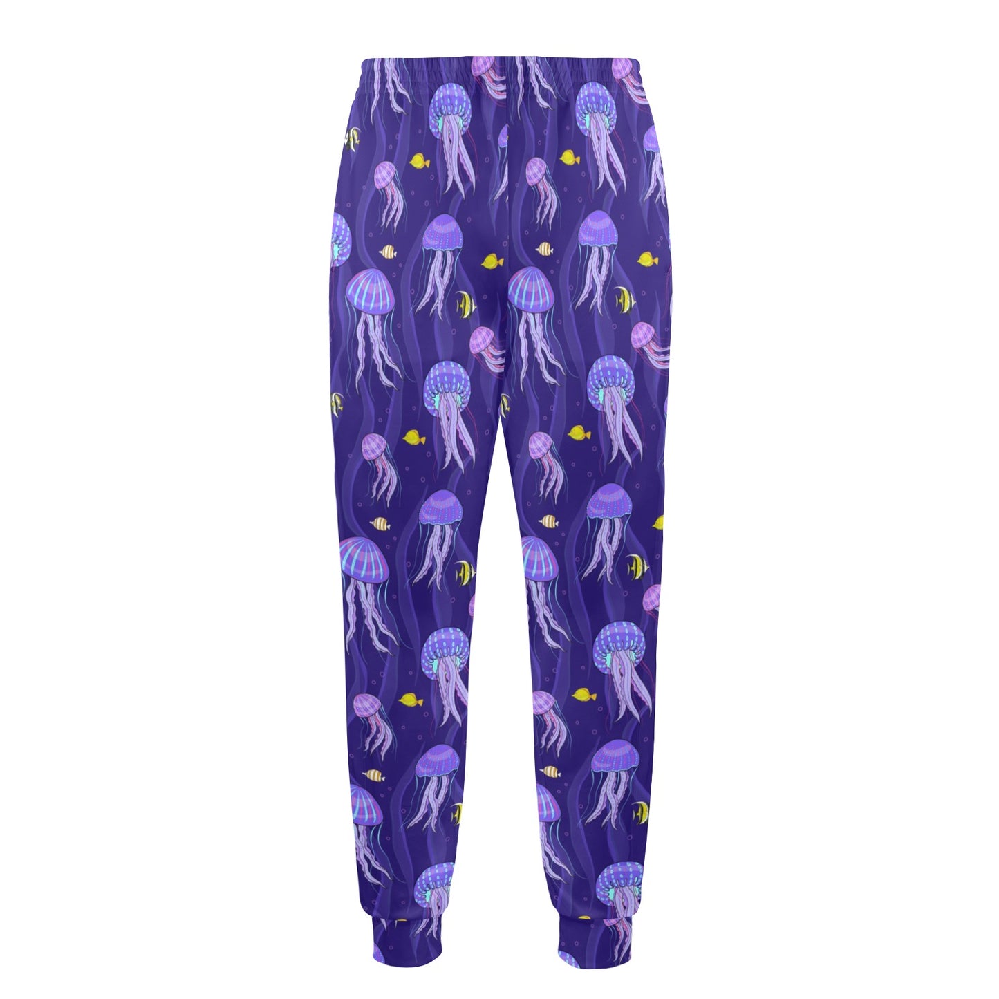Jellyfish Style Print Men's Casual Track Pants