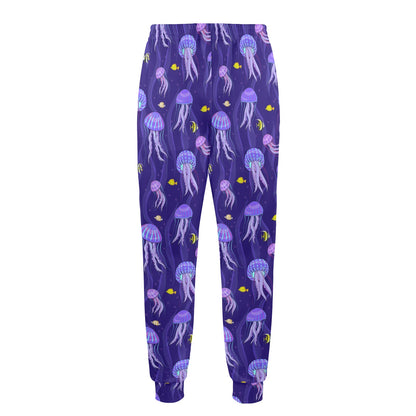 Jellyfish Style Print Men's Casual Track Pants