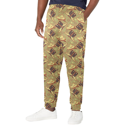 Western Cowboy Themed Men's Casual Track Pants