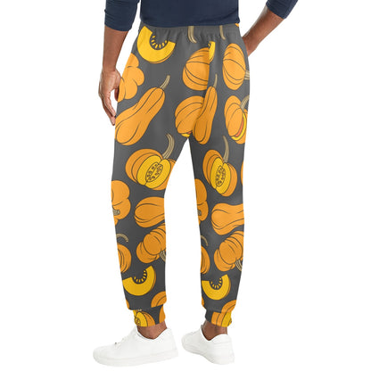 Pumpkin Pattern Print Design A03 Men's Casual Track Pants