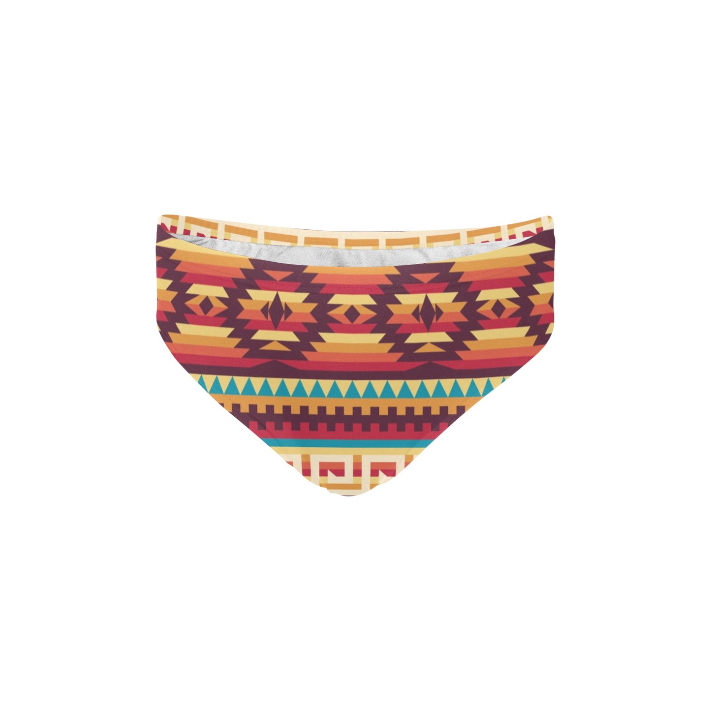 Tribal Aztec Vintage Men's Swimming Briefs