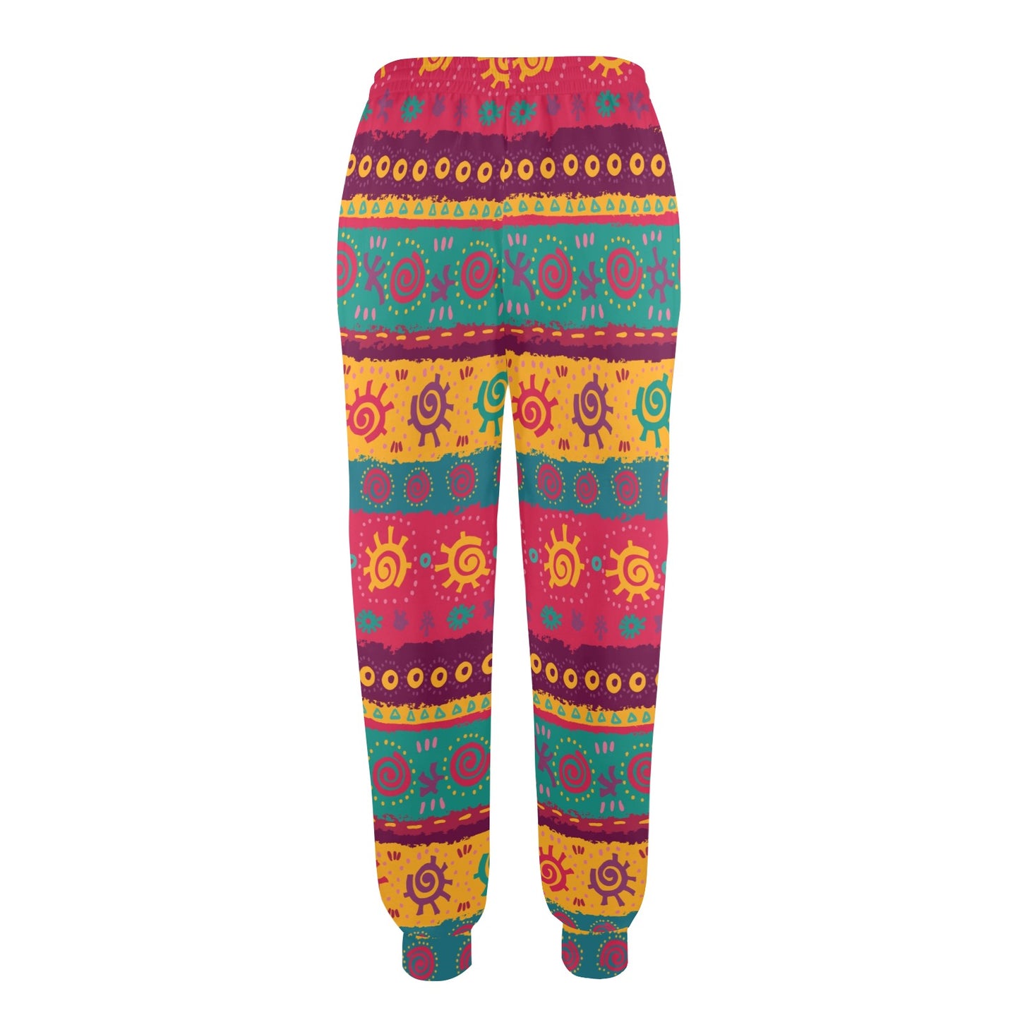Ethnic Design Print Pattern JJ0134 Women's Casual Track Pants