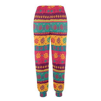 Ethnic Design Print Pattern JJ0134 Women's Casual Track Pants
