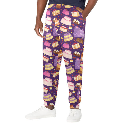 Cake Pattern Print Design 05 Men's Casual Track Pants