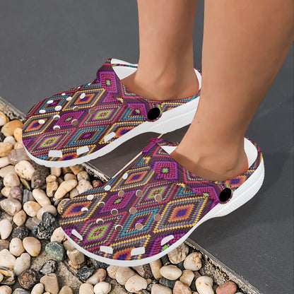 Southwestern Print Unisex Clogs Shoes