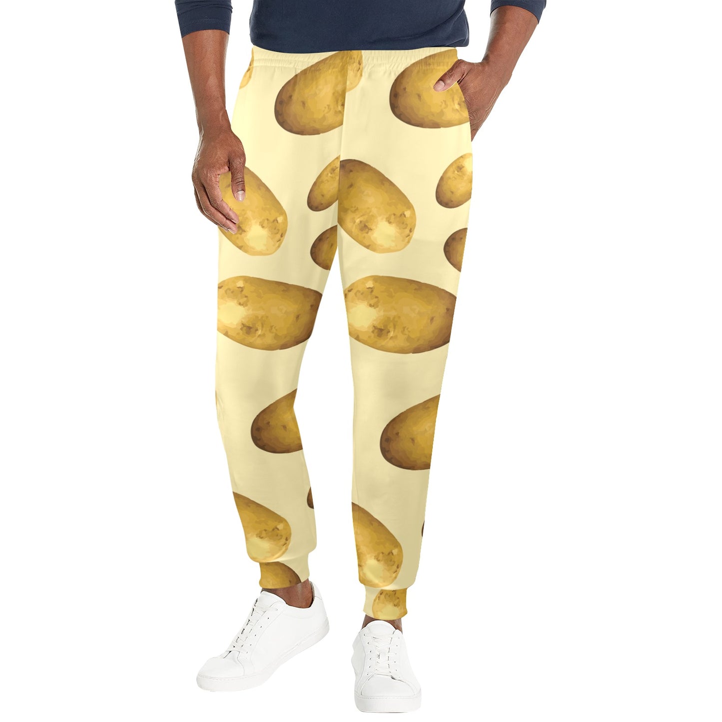 Potato Pattern Print Design A01 Men's Casual Track Pants