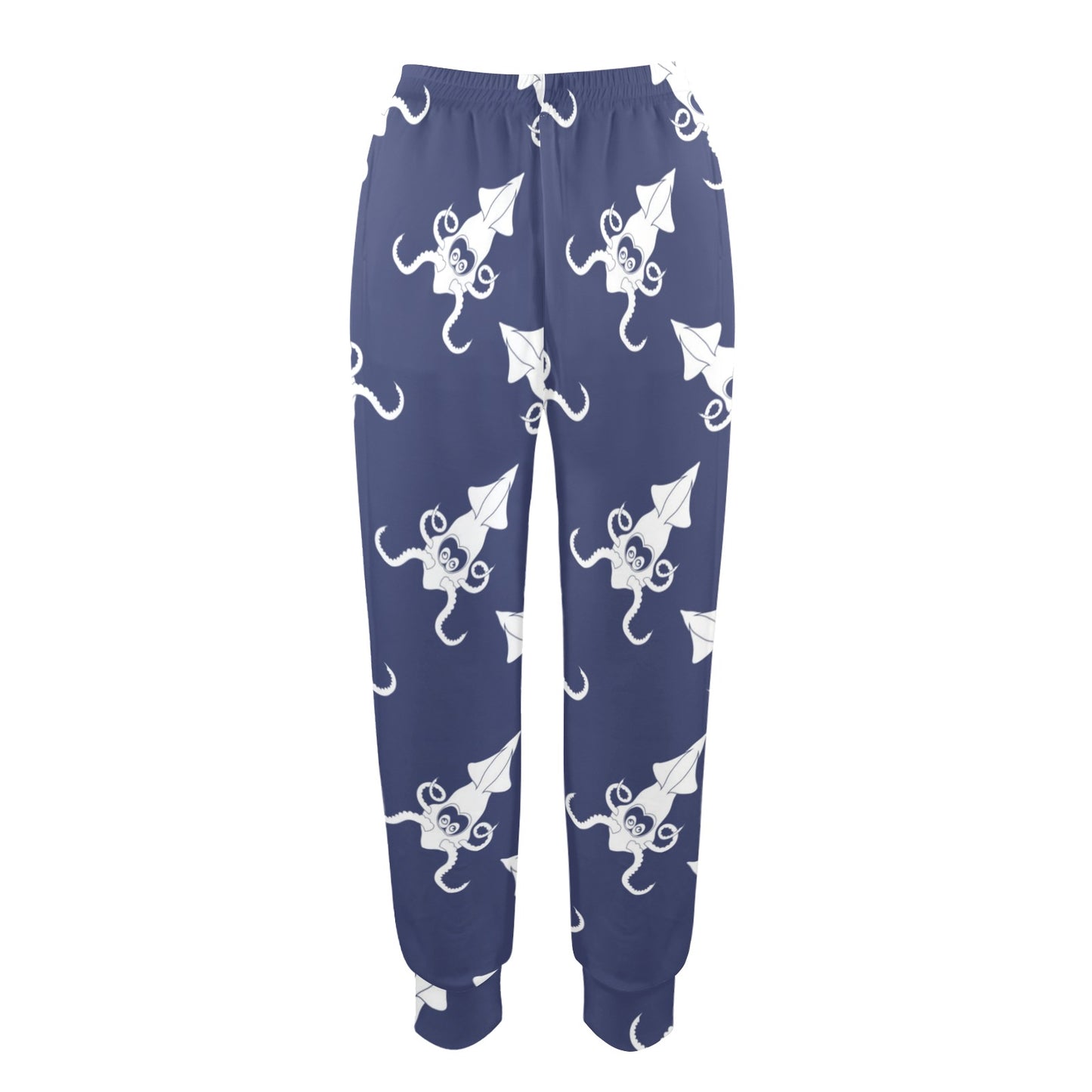 Giant Squid Pattern Print Design 02 Women's Casual Track Pants