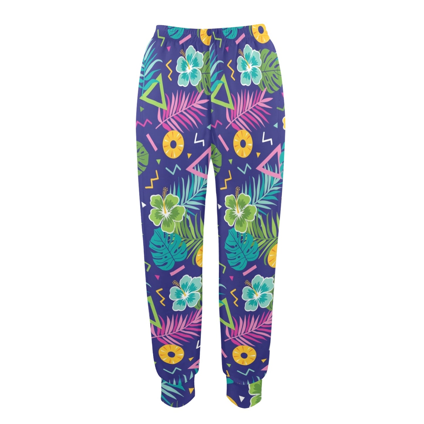 Hawaiian Themed Pattern Print Design H014 Women's Casual Track Pants