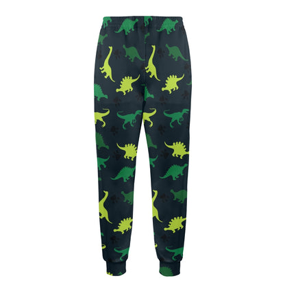 dinosaur green Design Print Pattern JJ098 Men's Casual Track Pants