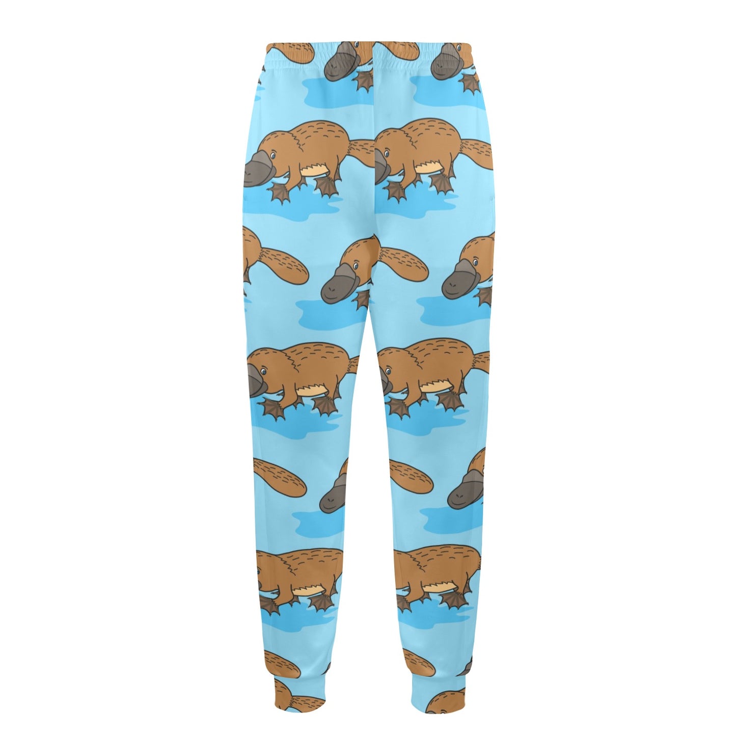 Platypus Pattern Print Design A02 Men's Casual Track Pants