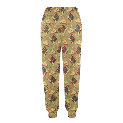 Western Cowboy Themed Women's Casual Track Pants